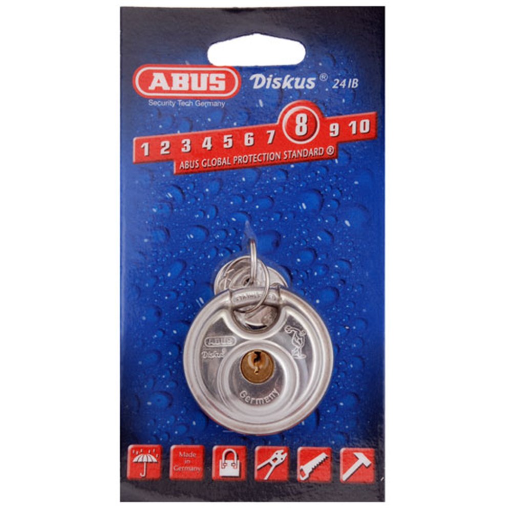 Abus 24IB/50 Stainless Steel Diskus Padlock