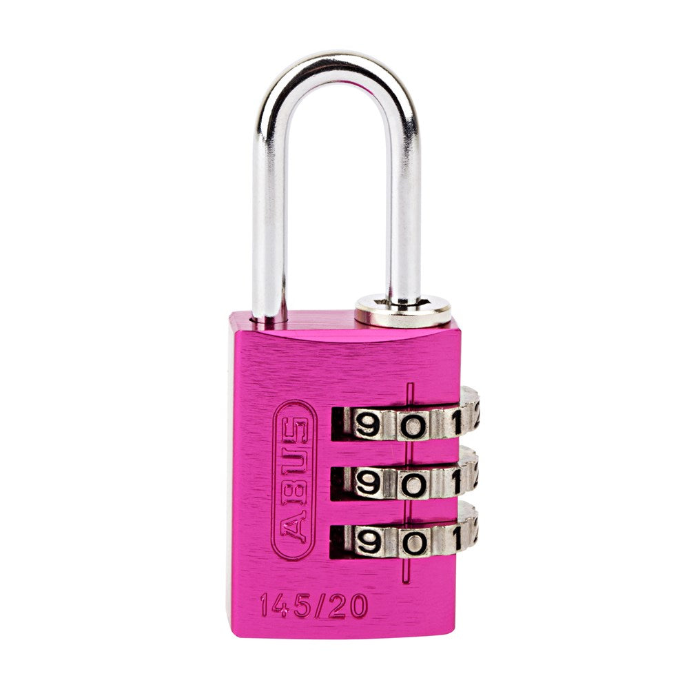 Abus 145/20 Combination Padlock Pink