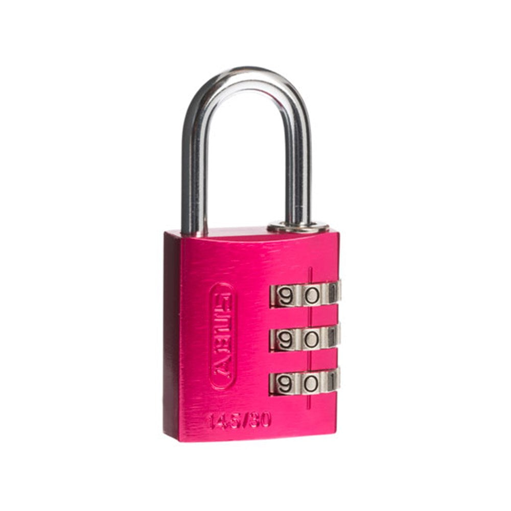 Abus 145/30 Combination Padlock Pink