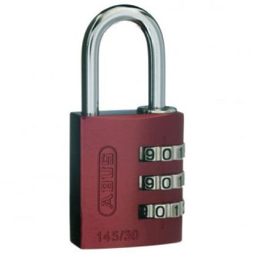 Abus 145/30 Combination Padlock Red