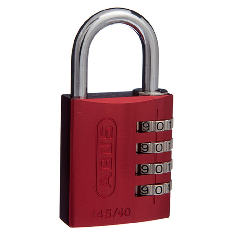 Abus 145/40 Red Combination Padlock