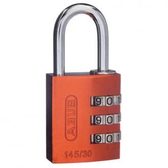 Abus 145/30 Combination Padlock Orange