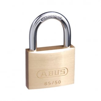 Abus 65/50 50mm Brass Bodied Padlock