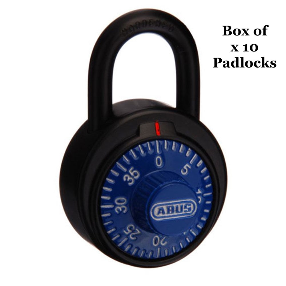Abus 78KC/50 Combination Padlocks-Blue x 10