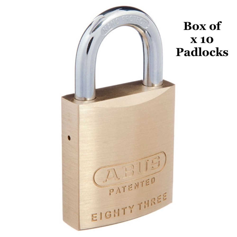 Abus 83/45 45mm Padlocks x 10