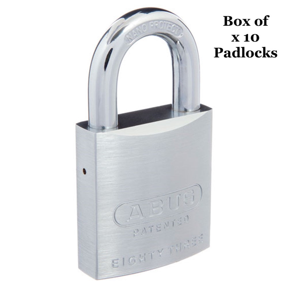 Abus 83/50 50mm Padlocks x 10