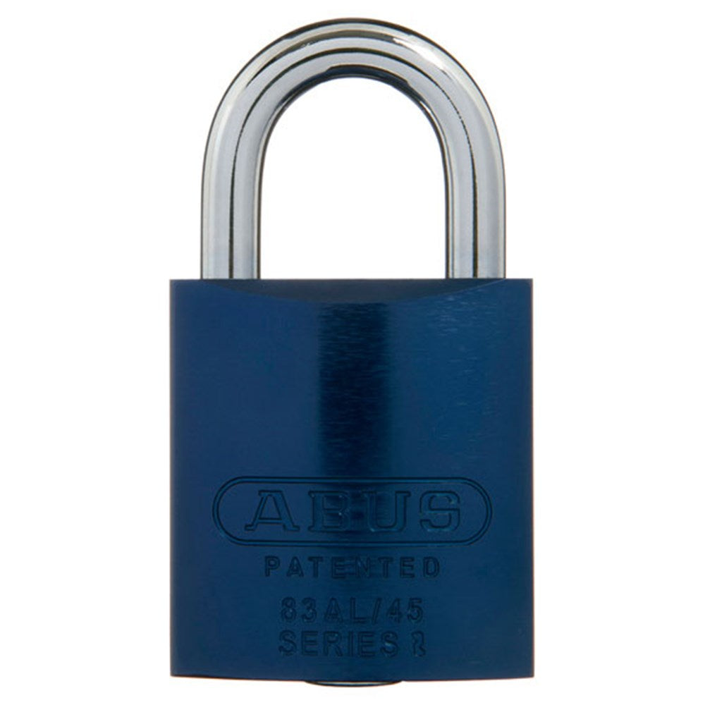 Abus 83AL/45 45mm Anodised Aluminium Padlock-Blue