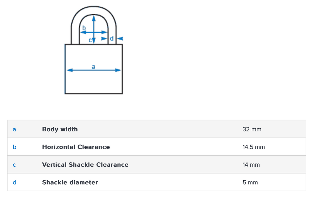 Abus T84MB/30 30mm Weather Resistant Padlock