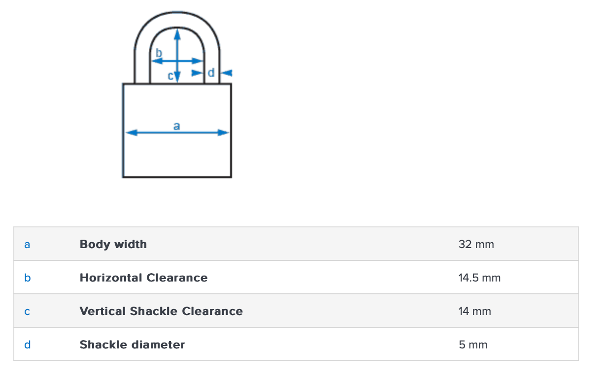 Abus T84MB/30 30mm Weather Resistant Padlock