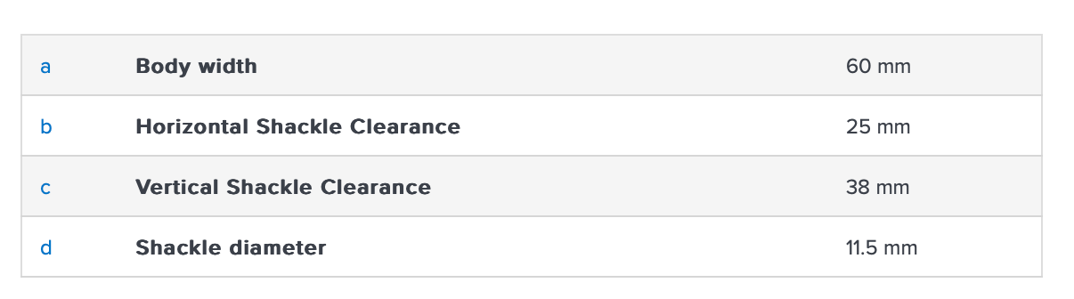 Abus 83/60 60mm Padlock