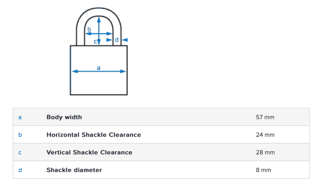 Abus 83WPIB/53 50mm Weather Resistant Submariner Padlock
