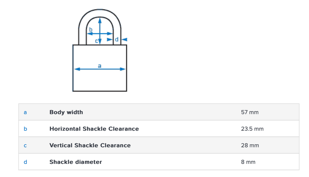 Abus 83WP/53 50mm Weather Resistant Padlock