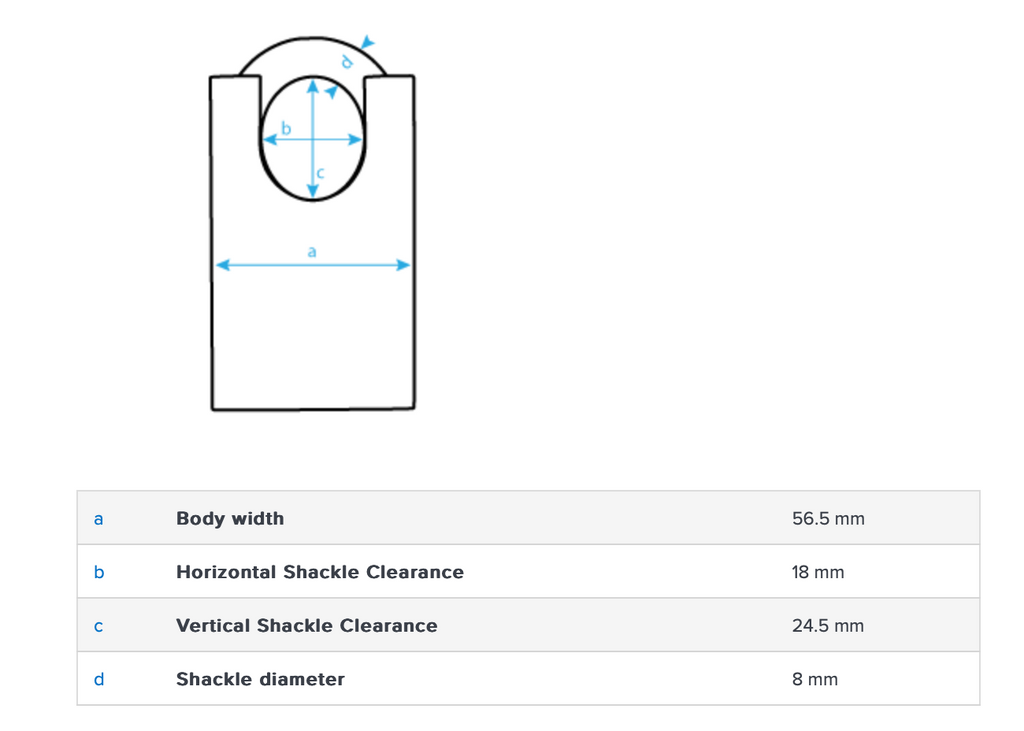 Abus 83WPCS/53 50mm Weather Resistant Padlock