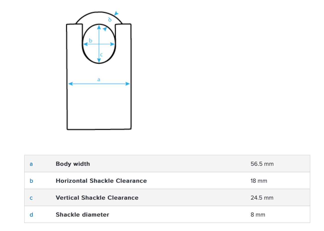Abus 83WPCS/53 50mm Weather Resistant Padlock