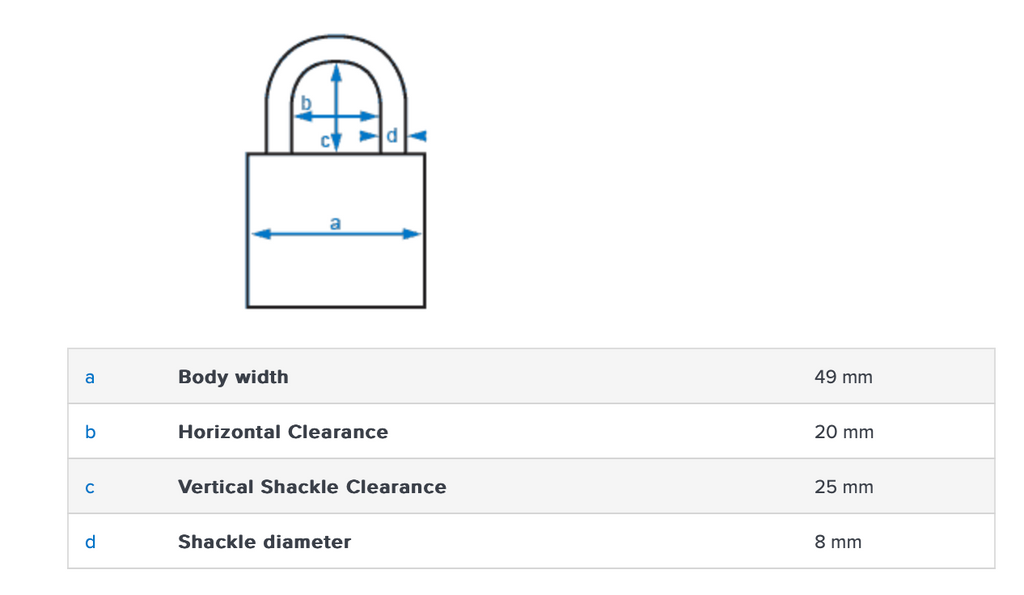 Abus 70AL/45 Weather Resistant 45mm Padlock