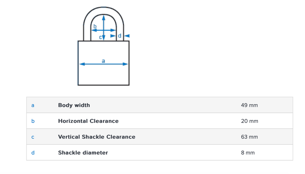 Abus 70/45HB63 Weather Resistant Padlock