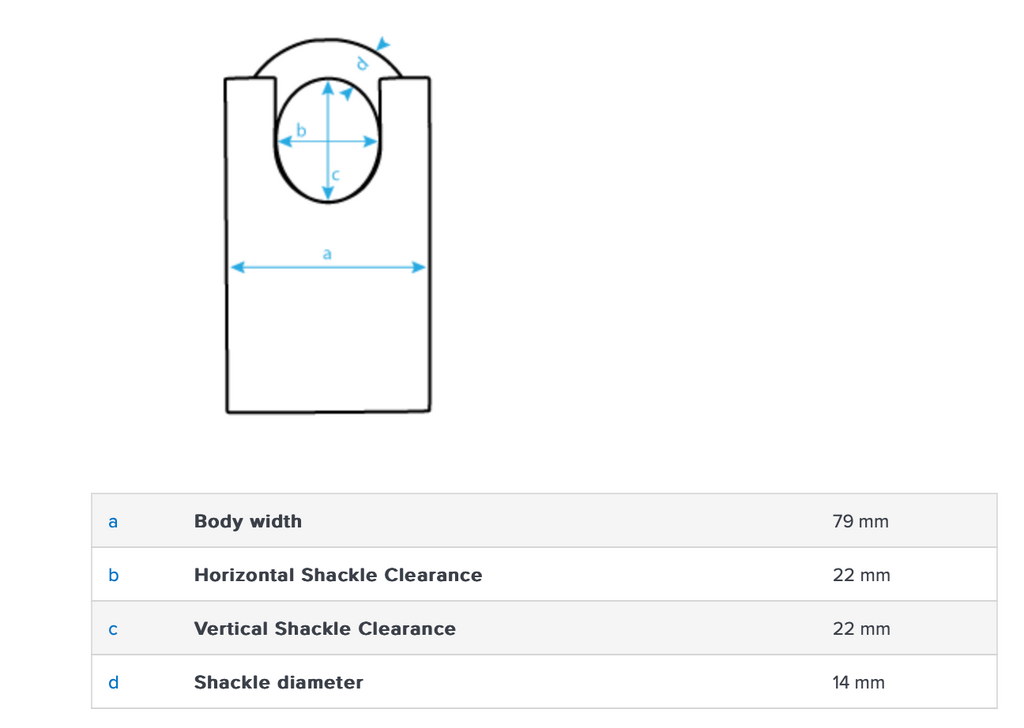 Abus 37RK/80 Granit Padlock