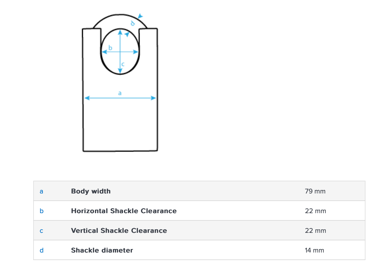 Abus 37RK/80 Granit Padlock