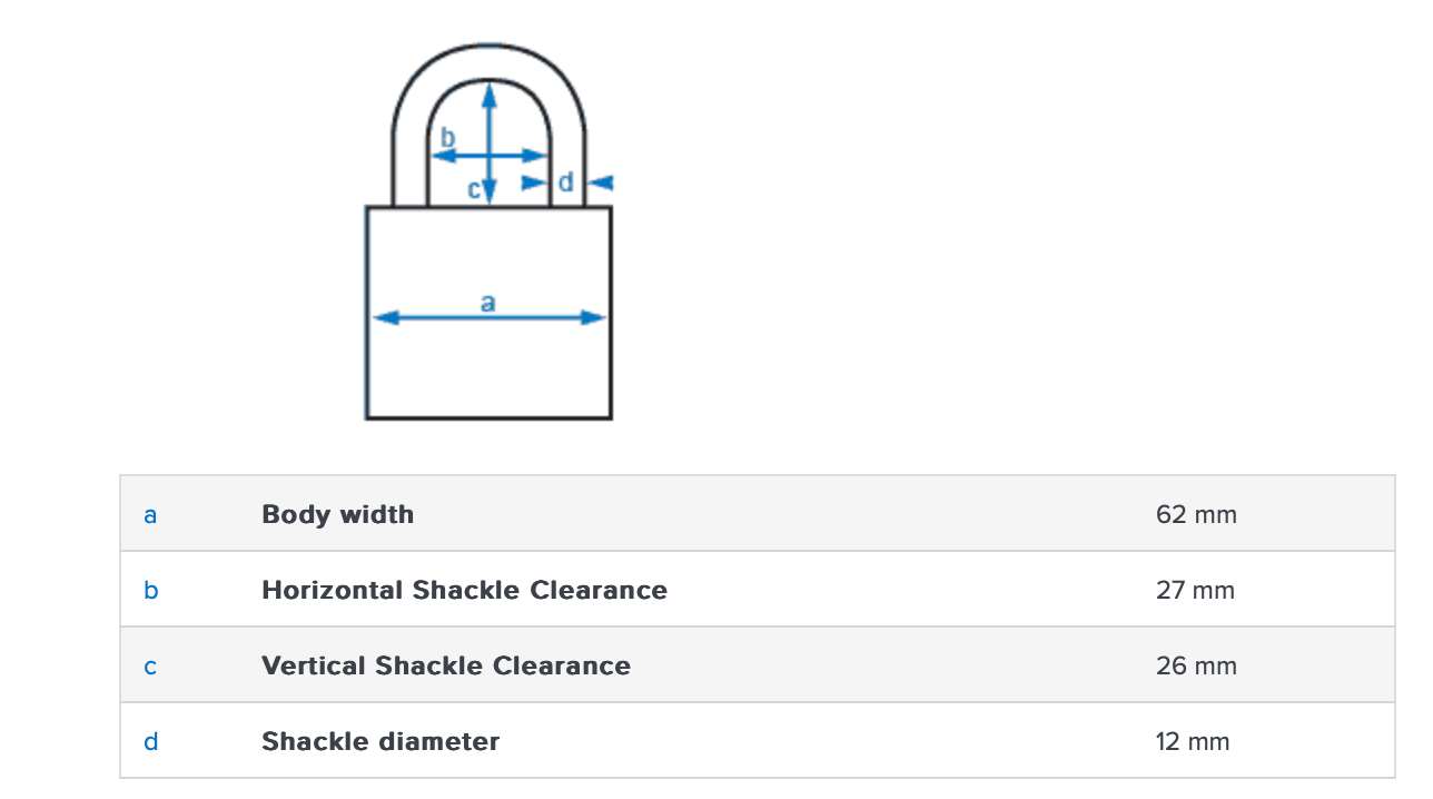 Abus Granit 37ST55 Padlock
