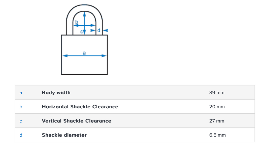 72/40 40mm Green Anodised Aluminium Bodied Padlock