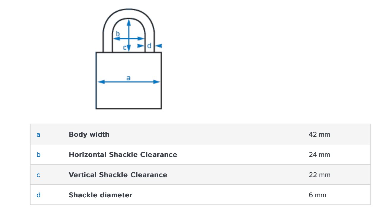 Abus 160/40 Combination Padlock