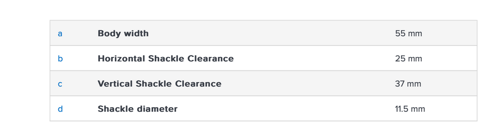 Abus 83/55 Hardened Steel Bodied Padlock