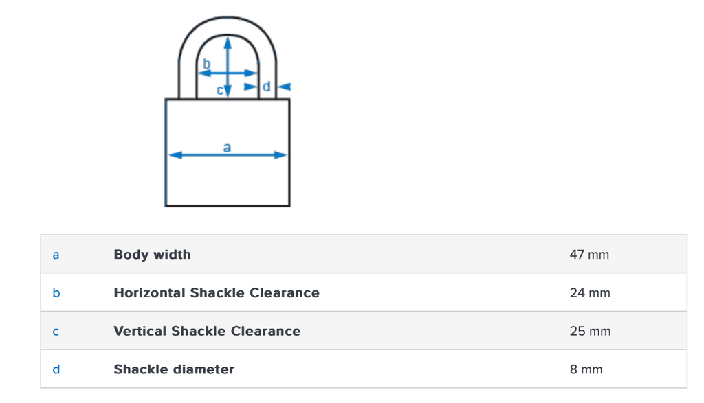 Abus 83AL/45 45mm Anodised Aluminium Padlock-Titanium