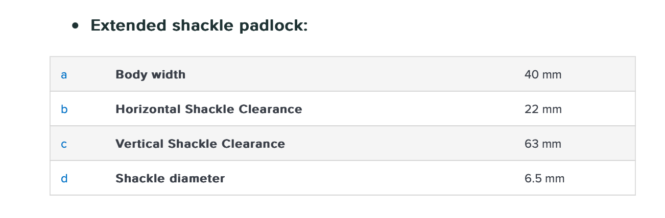Abus 64/TI/40 Triple Pack