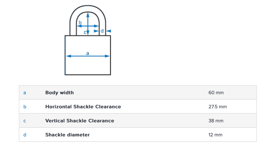 Abus 83/60 Series 2 60mm Hardened Steel Bodied Padlock