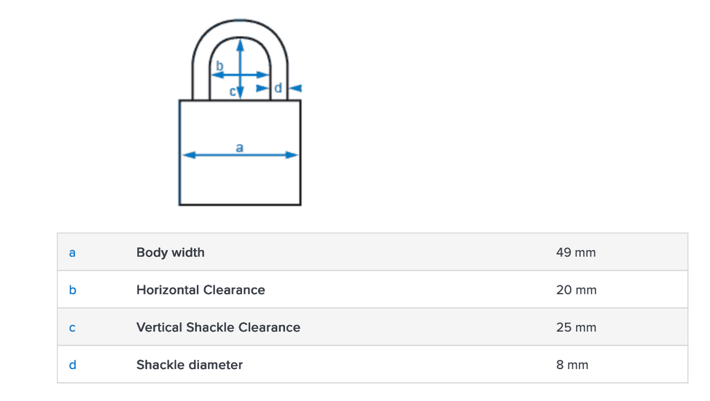 Abus 70/45 Weather Resistant Padlock