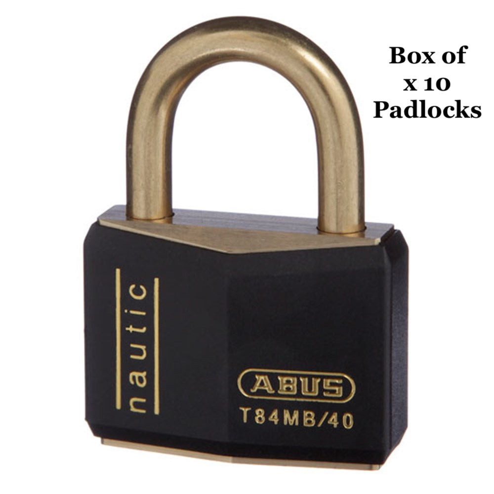 Cadenas Abus T84MB/40 KA 8401 Black | Cadenas De Sécurité ABUS En Laiton, Anse 6.5mm | RS Cadenas Exterieur Cadenas Abus T84MB/40 KA 8401 Black | Cadenas De Sécurité ABUS En Laiton, Anse 6.5mm | RS Cadenas Exterieur