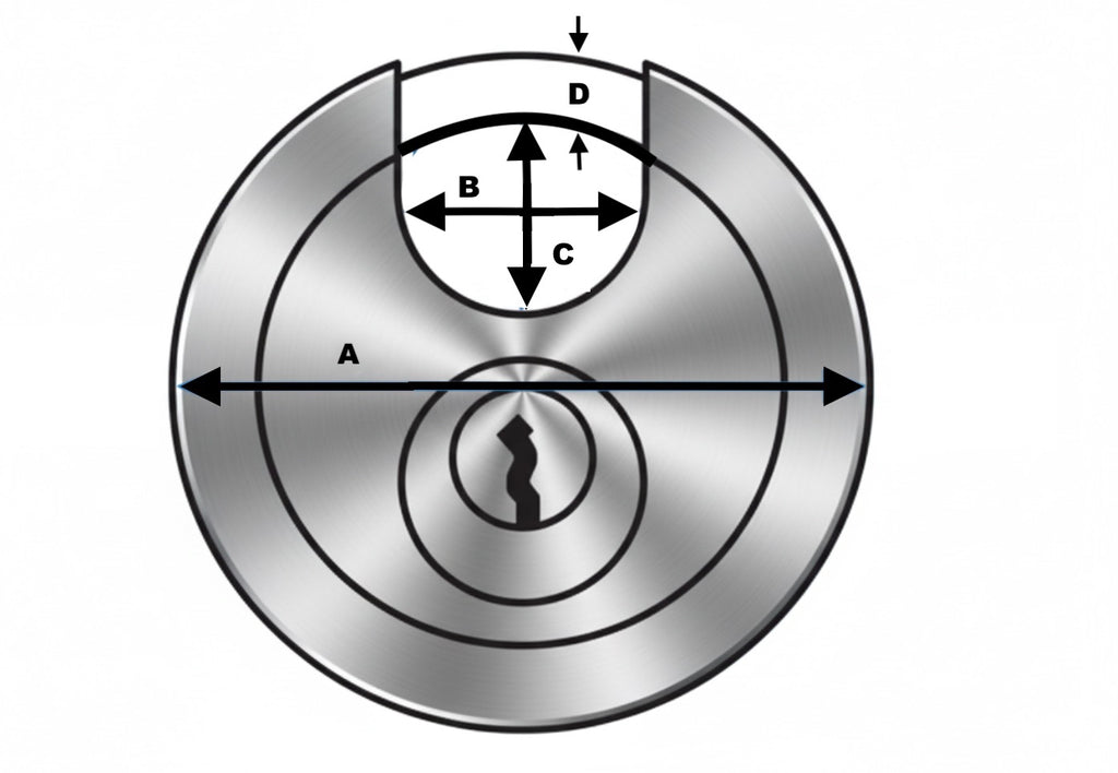 Abus 26/70 Stainless Steel Diskus Padlock