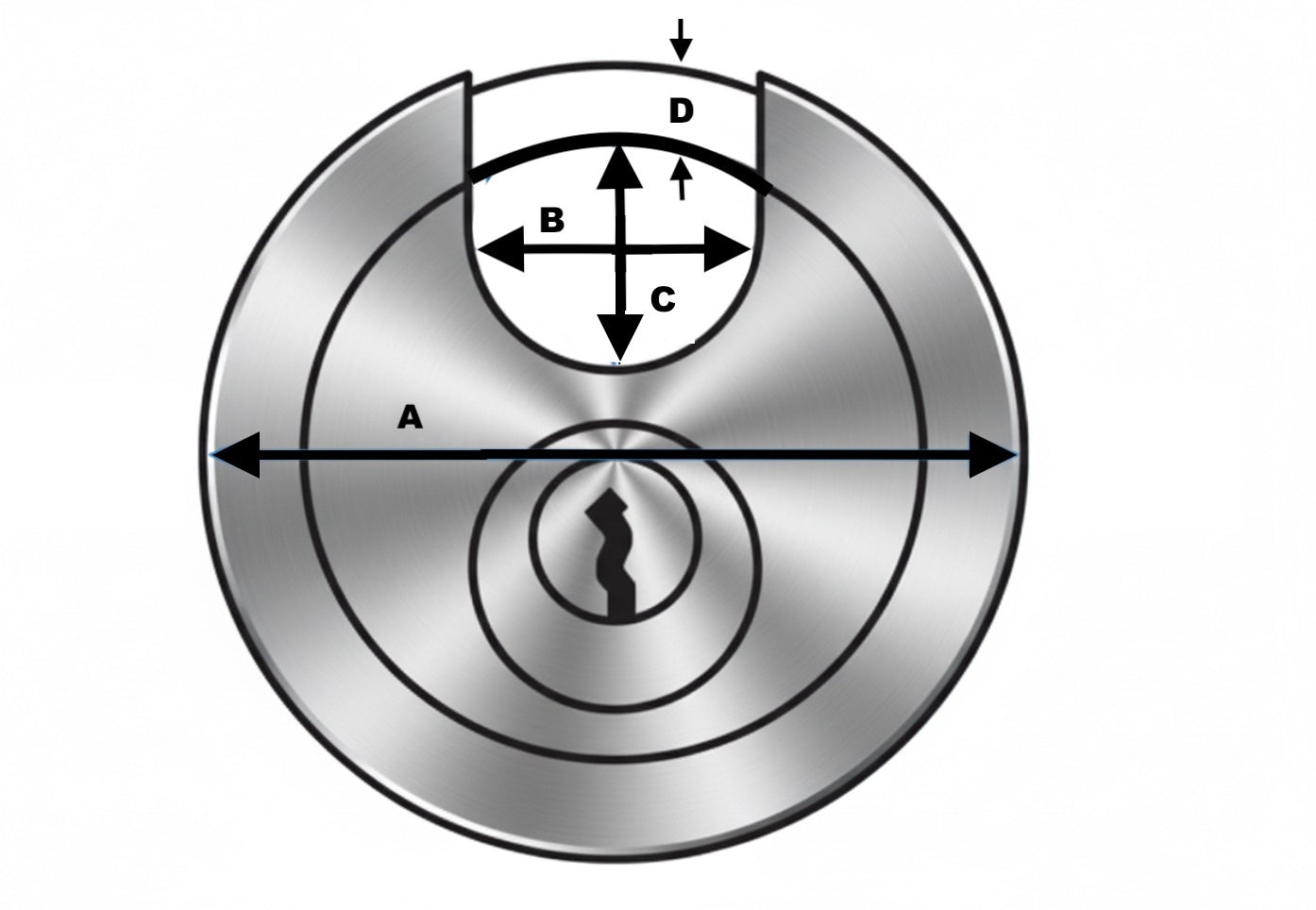 Abus 26/70 Stainless Steel Diskus Padlock