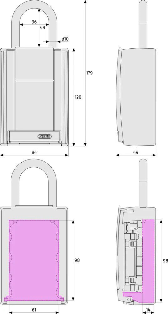 Abus KG777 Key Garage